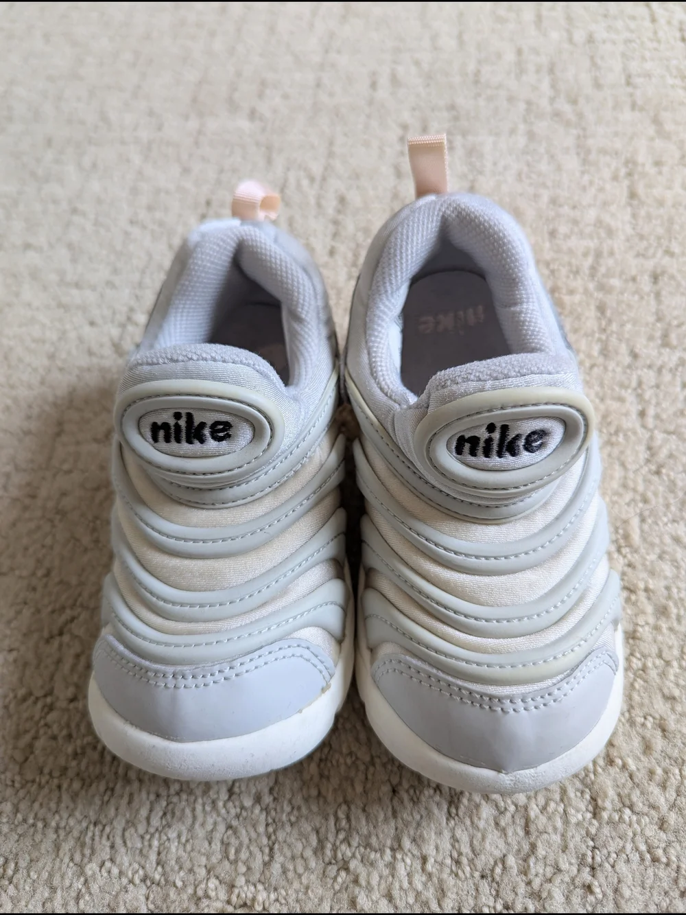 Nike Dynamo Free Sneakers Slip On Athletic Shoes Toddler 9C Gray Sports Active
